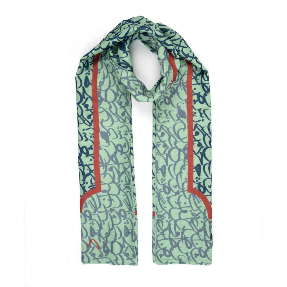 Price and Buy Persian Printed Shawl for Women Double Sided Calligraphy