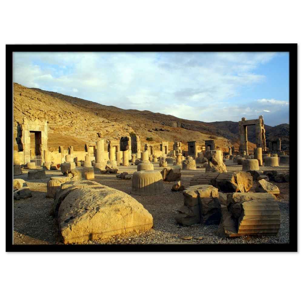 Price and Buy Persian PVC Print with Frame – Persepolis Wall Art