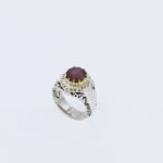 Price and Buy Persian Red Ruby Silver Ring For Men Handcrafted