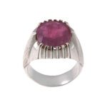 Price and Buy Persian Ruby Silver Ring Elegance for Men Handcrafted in Red