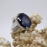 Price and Buy Persian Ruby Silver Ring Handcrafted For Men - Image 5