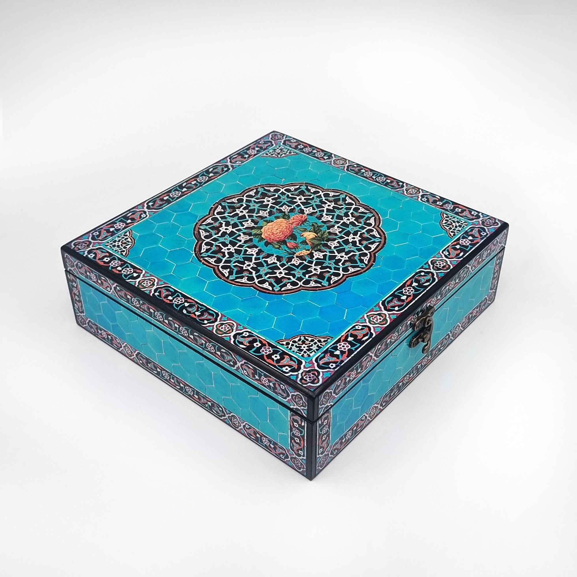 Price and Buy Persian Saffron Gift Box – 5 Grams – Housewarming Set with Cardamom, Teapot & Mortar - Image 3