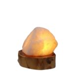 Price and Buy Persian Salt Rock Lamp for Natural Wellness – Elevate Your Space with Wooden Stand - Image 3