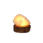 Price and Buy Persian Salt Rock Lamp for Natural Wellness – Elevate Your Space with Wooden Stand - Image 4