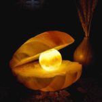 Price and Buy Persian Salt Rock Lamp for Natural Wellness – Perfect Gift for Stress Relief with Shel Design - Image 5