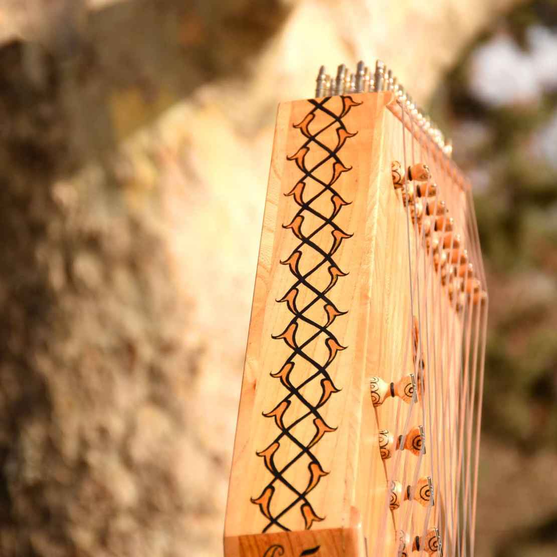 Price and Buy Persian Santur – Handcrafted Hammered Dulcimer by IranSaz, Ava - Image 4