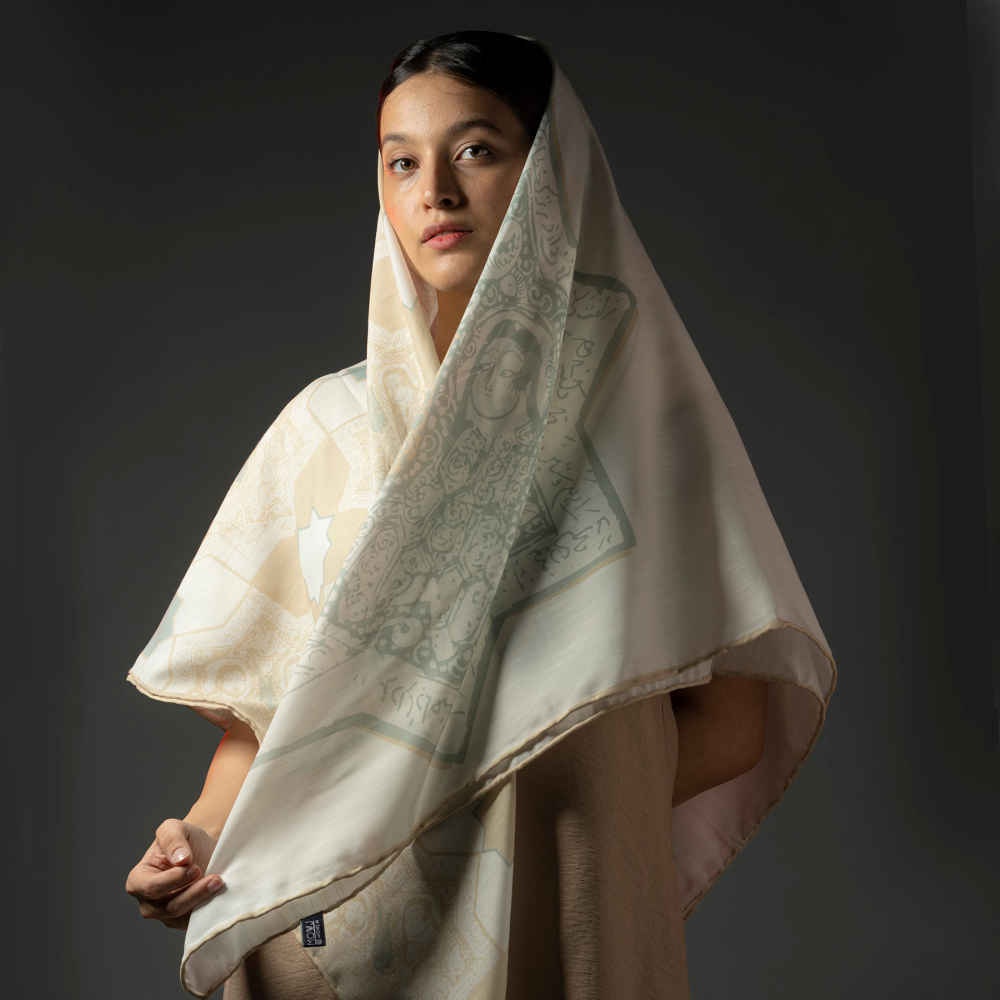 Price and Buy Persian Scarf for Women – Luxe and Vibrant Motif Sabooh