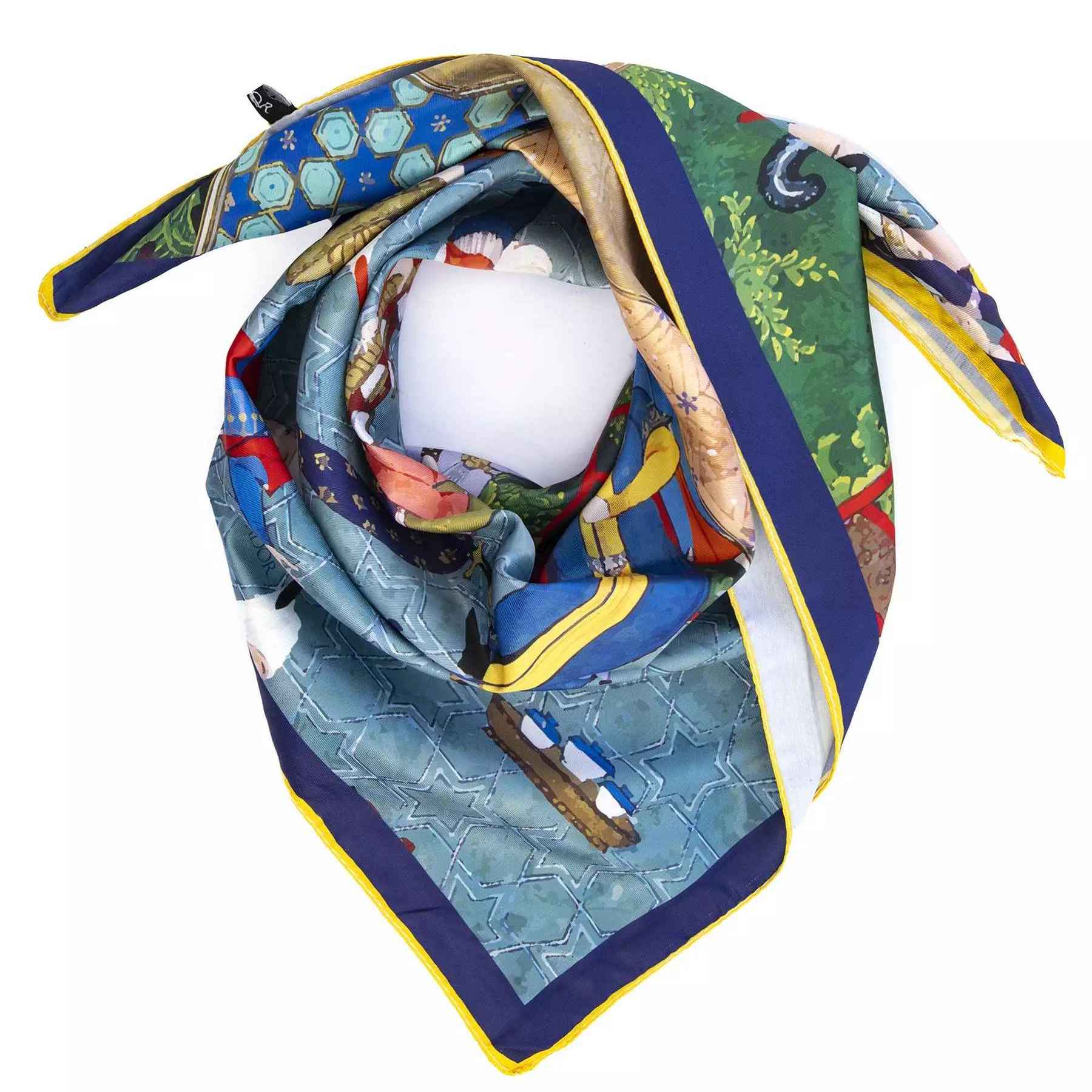 Price and Buy Persian Scarf for Women – Vibrant Shahnameh Inspired Motif - Image 5