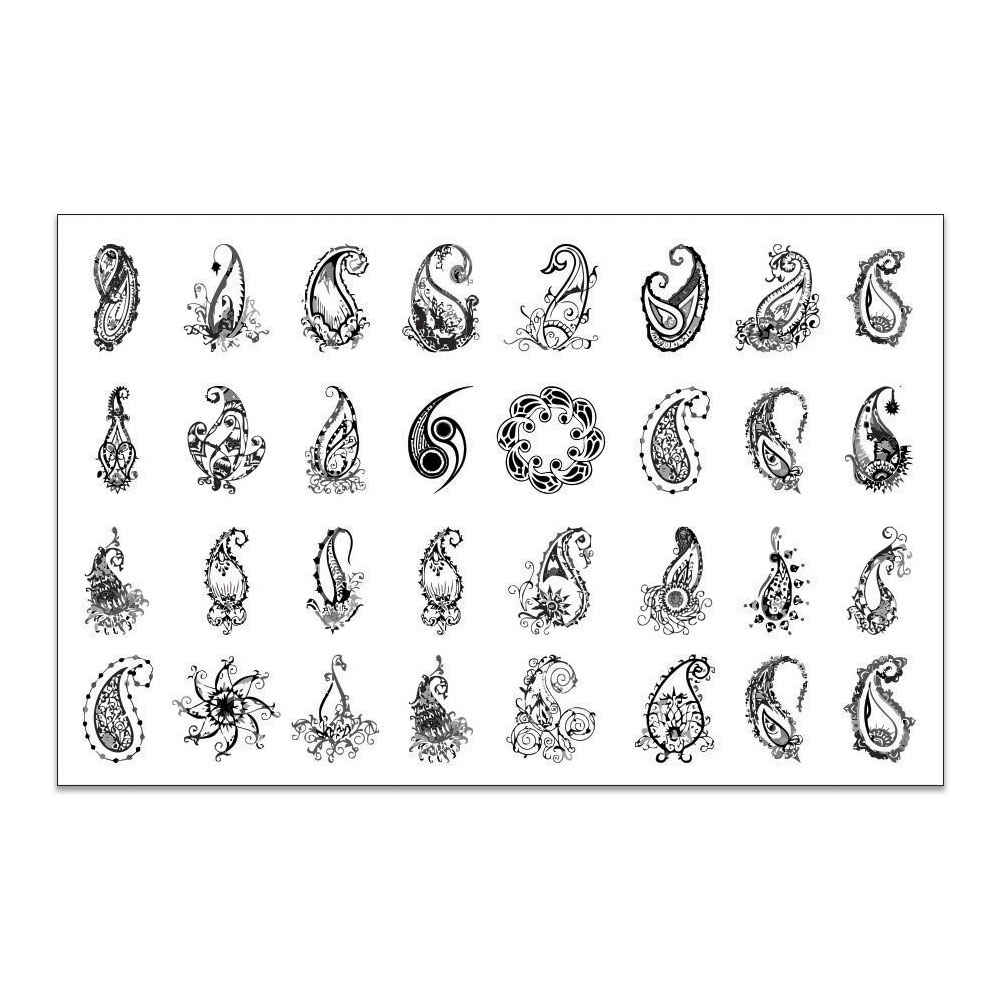 Price and Buy Persian Self-Adhesive Paisley Nail Stickers - Image 3