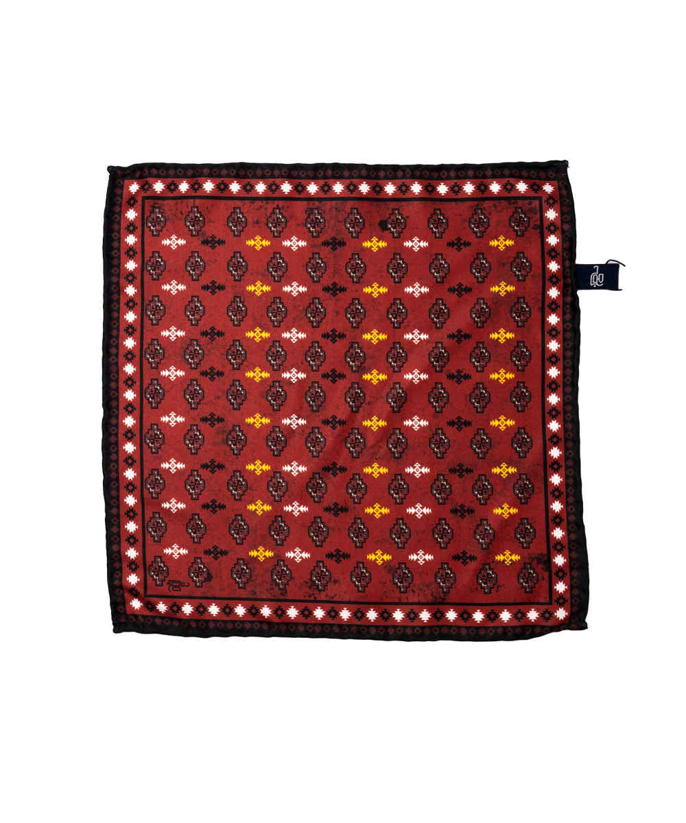 Price and Buy Persian Silk Neck Scarf for Women Luxe and Vibrant Square Diyar - Image 4