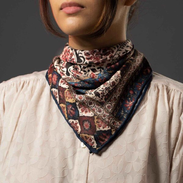 Price and Buy Persian Silk Neck Scarf for Women Luxe and Vibrant Square Golestan_68fd874913df5.jpeg Price and Buy Persian Silk Neck Scarf for Women Luxe and Vibrant Square Golestan