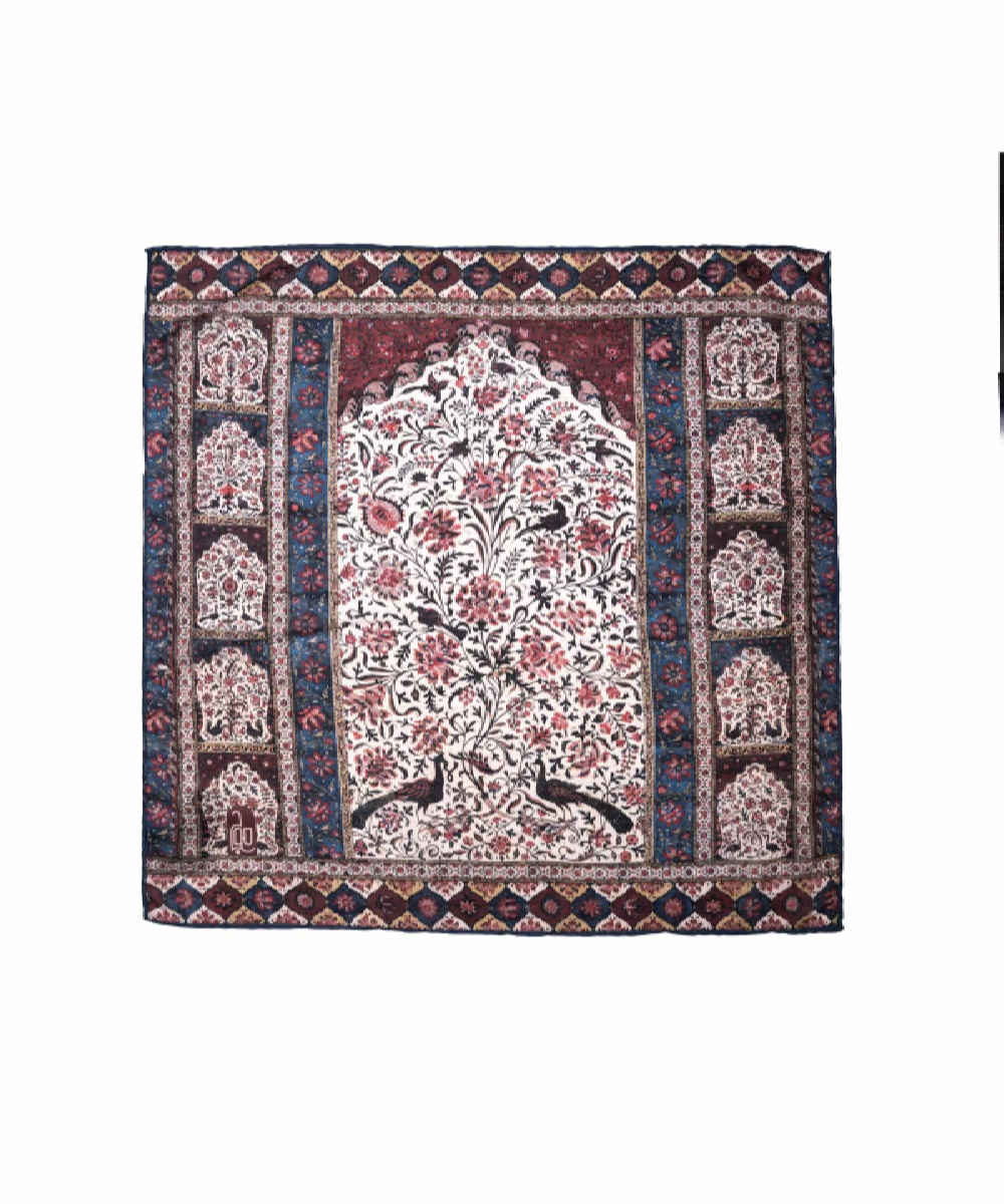Price and Buy Persian Silk Neck Scarf for Women Luxe and Vibrant Square Golestan - Image 4