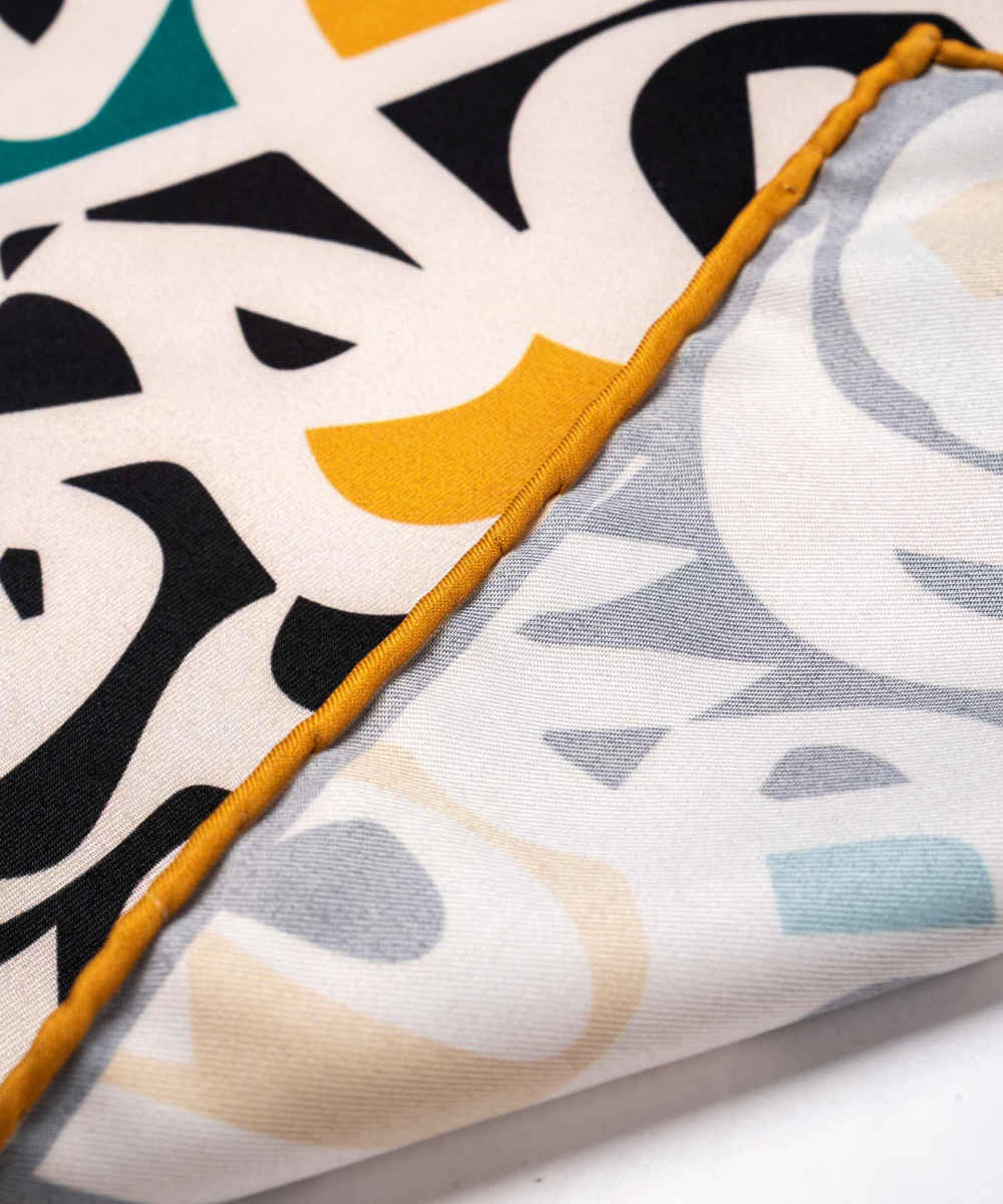 Price and Buy Persian Silk Neck Scarf for Women Luxe and Vibrant Square Khial - Image 4