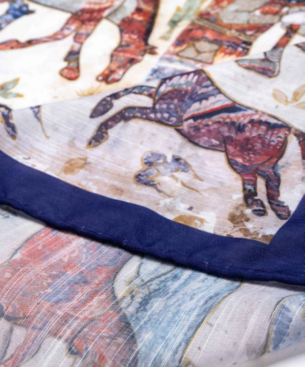 Price and Buy Persian Silk Neck Scarf for Women Luxe and Vibrant Square Rakhsh - Image 4