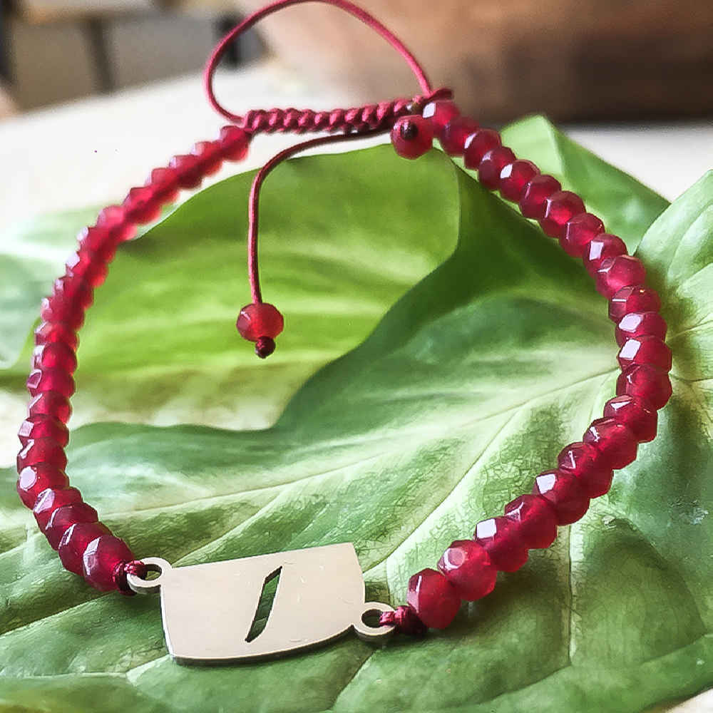 Price and Buy Persian Silver Beaded Bracelet for Women – Alef Model - Image 3