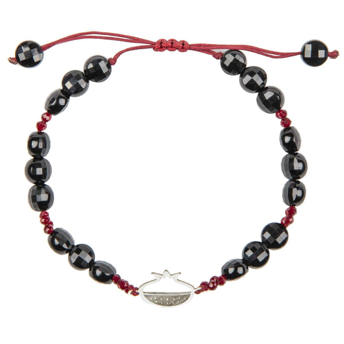 Price and Buy Persian Silver Beaded Bracelet for Women – Anardoon Model - Image 3