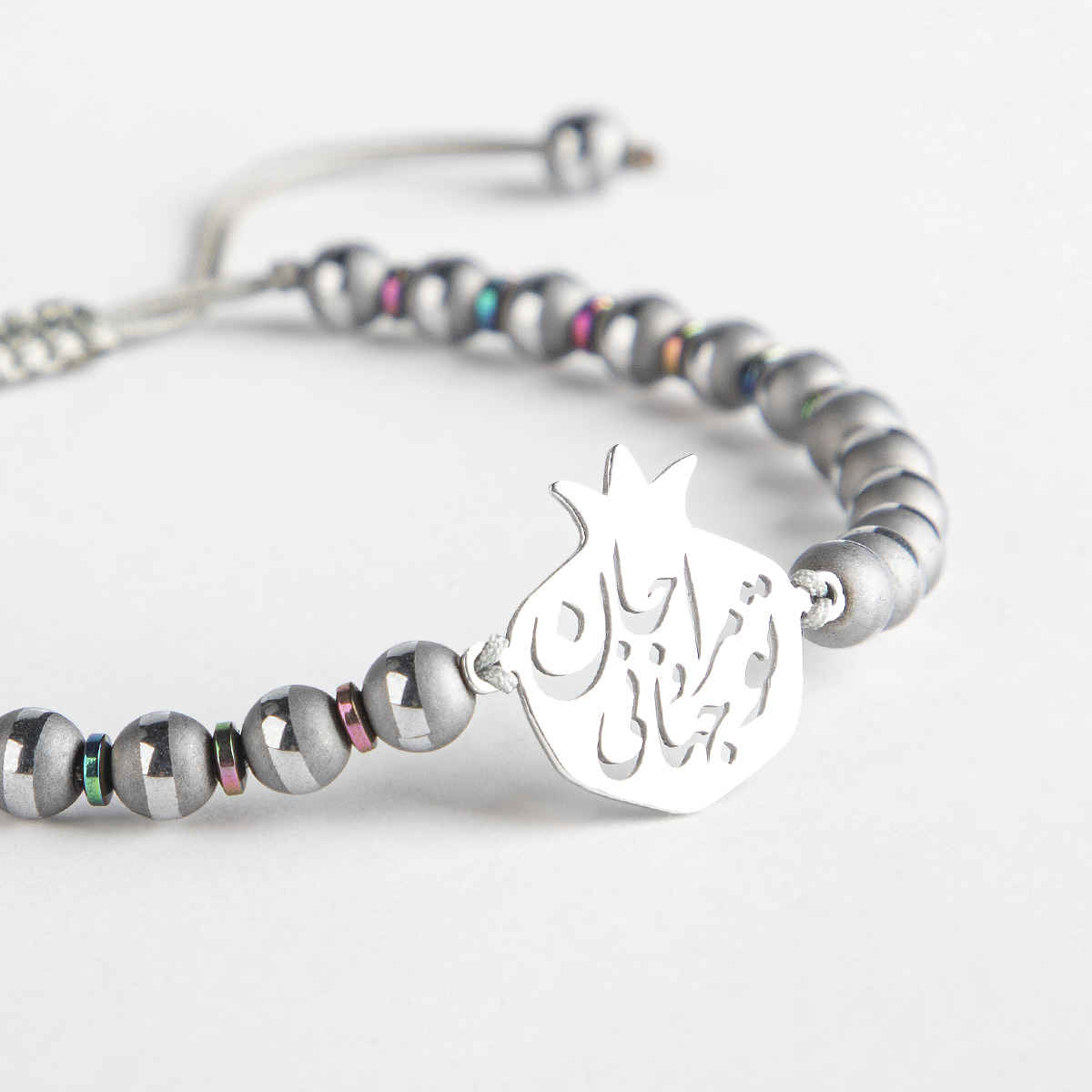 Price and Buy Persian Silver Beaded Bracelet for Women – Ilia Design - Image 5