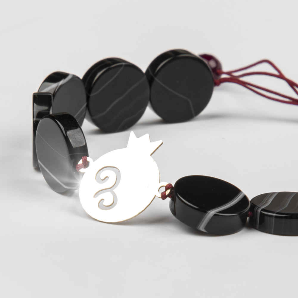 Price and Buy Persian Silver Beaded Bracelet for Women – Shabe Yalda - Image 4