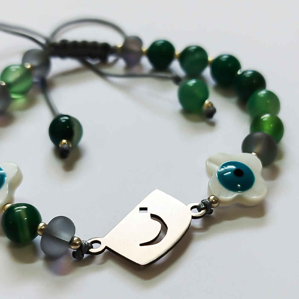 Price and Buy Persian Silver Beaded Bracelet for Women – Z Model - Image 3