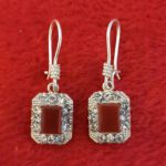 Price and Buy Persian Silver Earrings with Agate Gemstone