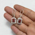Price and Buy Persian Silver Earrings with Agate Gemstone - Image 3