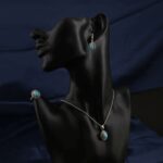 Price and Buy Persian Silver Jewelry Set with Natural Turquoise Gemstone - Image 6