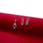 Price and Buy Persian Silver Jewelry Set with Ruby Gemstone for Women Amilis - Image 4