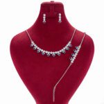 Price and Buy Persian Silver Jewelry Set with Ruby Gemstone for Women