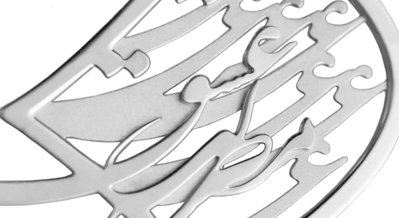 Price and Buy Persian Silver Necklace with Minimalist Calligraphy Eshgh - Image 4