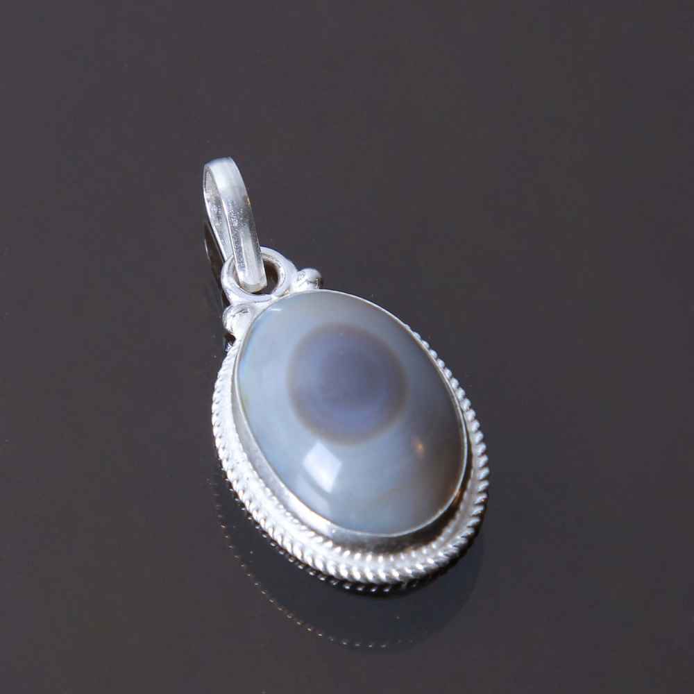 Price and Buy Persian Silver Pendant Classic Style with Sulemani Agate Gemstone - Image 5