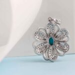 Price and Buy Persian Silver Pendant Classic with Neyshabur Turquoise - Image 3