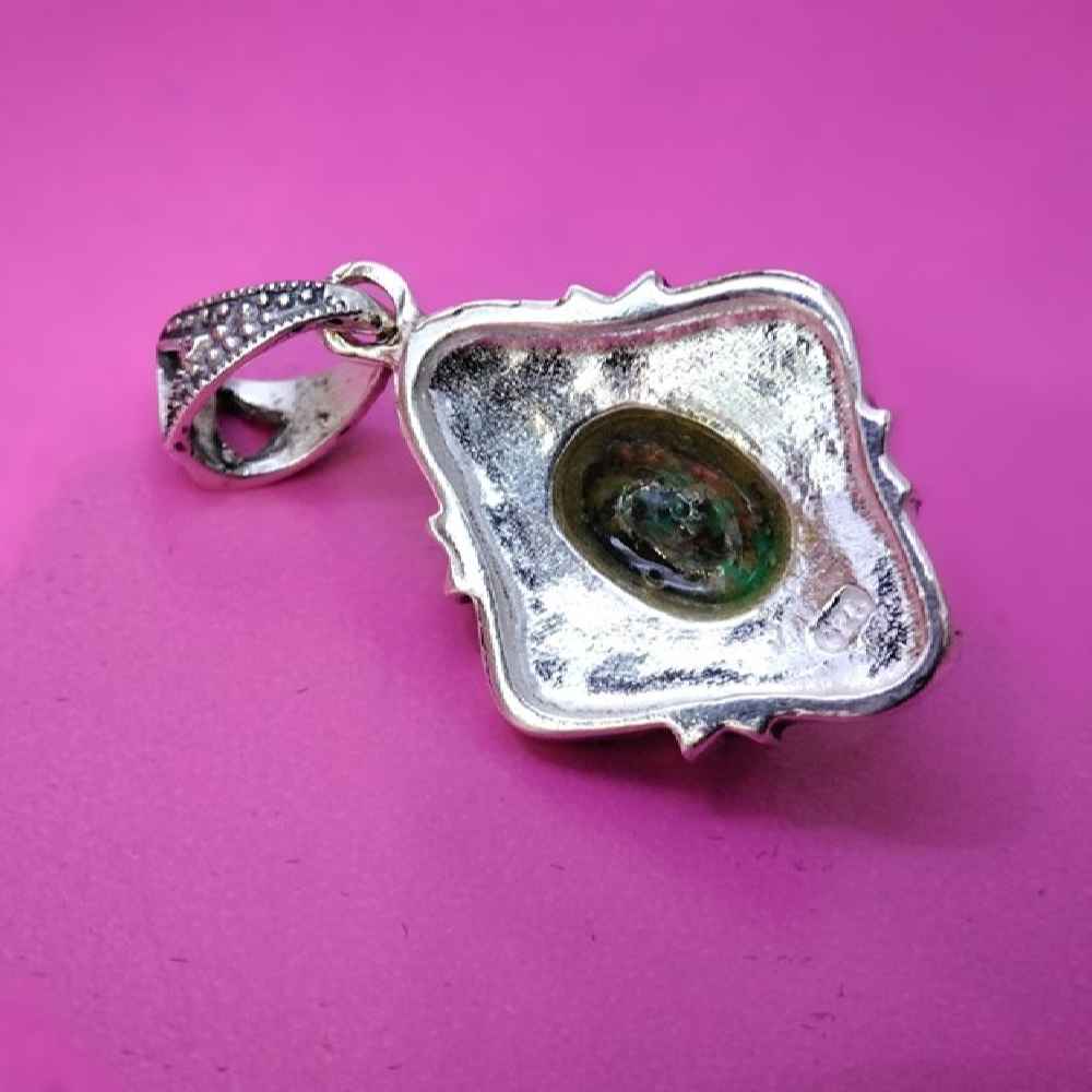 Price and Buy Persian Silver Pendant with Turquoise Gemstone Asa - Image 3
