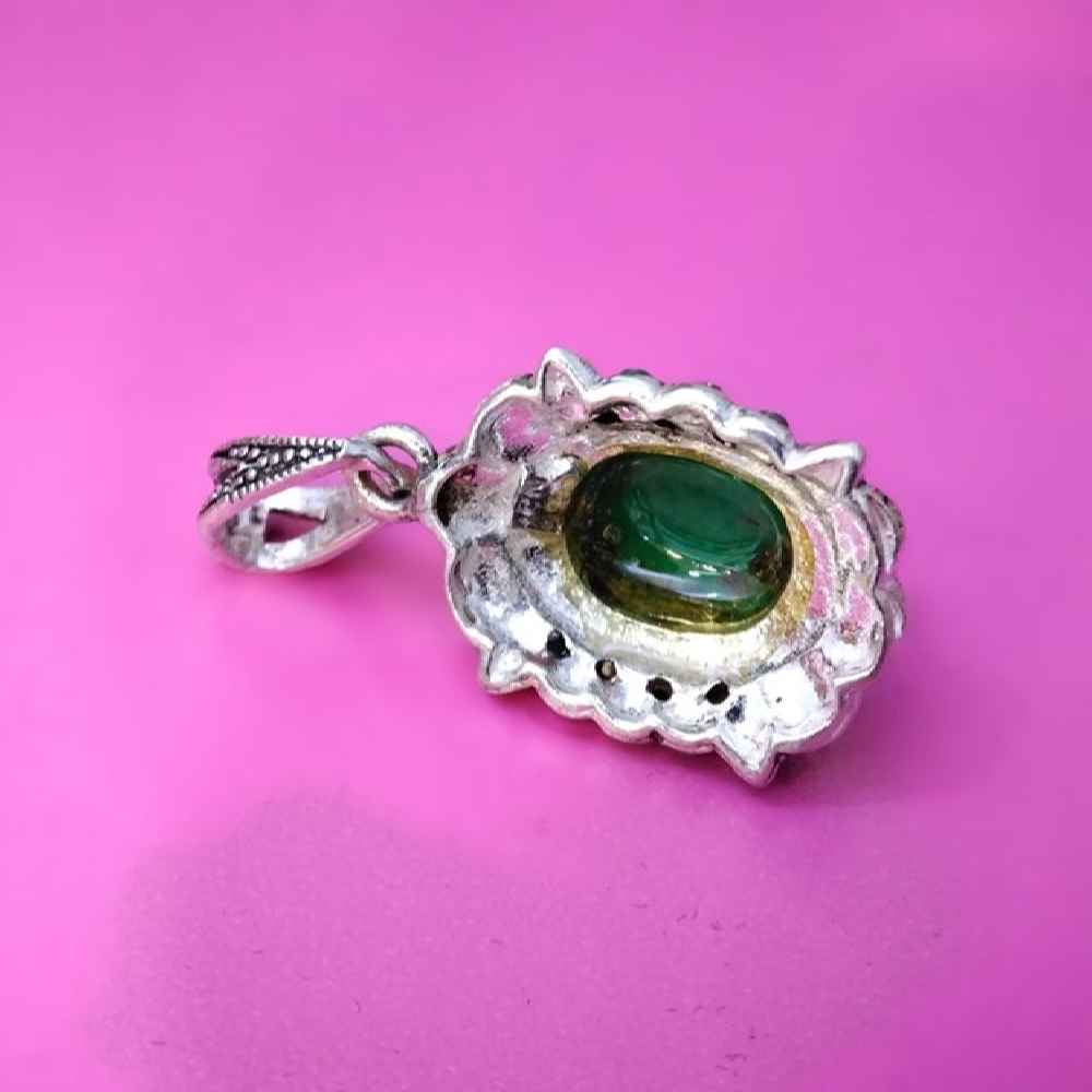 Price and Buy Persian Silver Pendant with Turquoise Gemstone Elen - Image 4