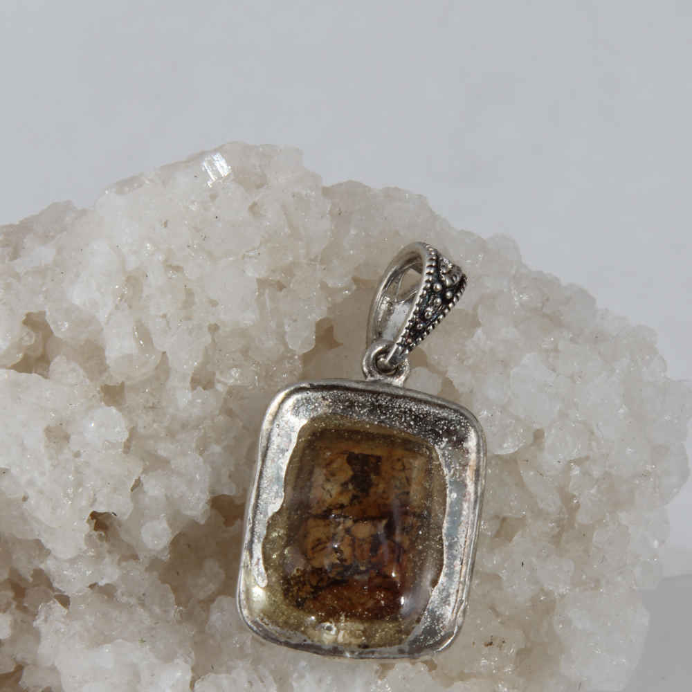 Price and Buy Persian Silver Pendant with Turquoise Gemstone Eram - Image 3