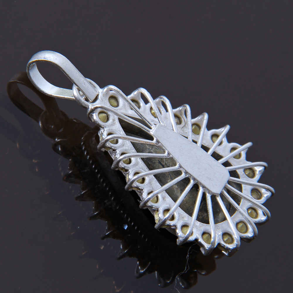 Price and Buy Persian Silver Pendant with Turquoise Gemstone Nil - Image 3
