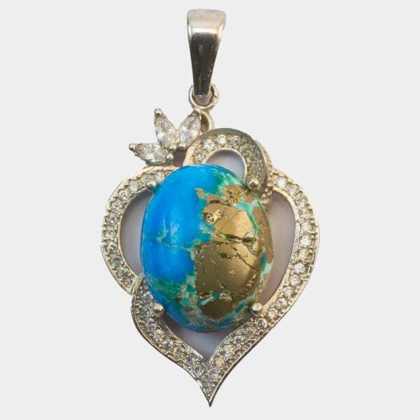 Price and Buy Persian Silver Pendant with Turquoise Gemstone Rosa_68fc8a982968a.jpeg Price and Buy Persian Silver Pendant with Turquoise Gemstone Rosa