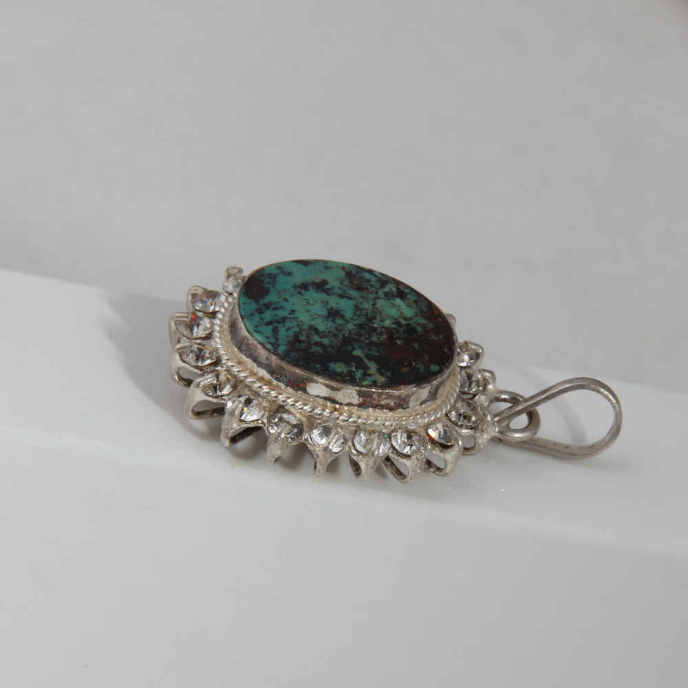 Price and Buy Persian Silver Pendant with Turquoise Gemstone Royan - Image 3
