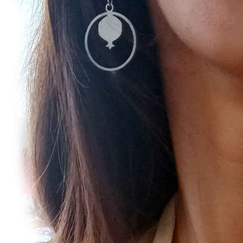 Price and Buy Persian Steel Earrings Model Anar