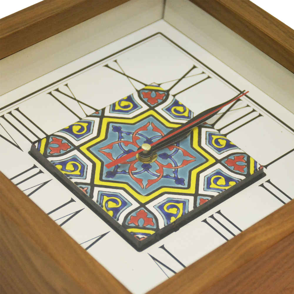Price and Buy Persian Style Wooden Desk Clock Model Nazanin - Image 4