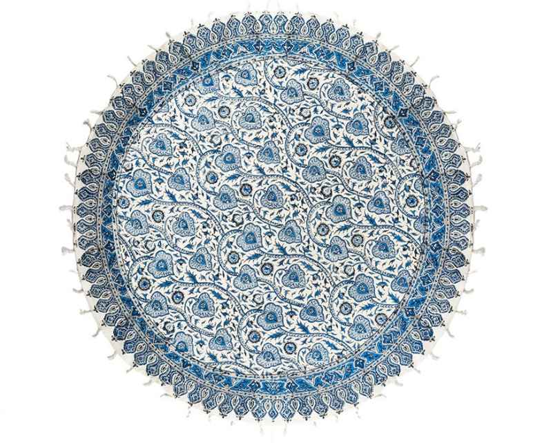 Price and Buy Persian Tablecloth: Isfahan’s Traditional Kalamkari Block Print 03