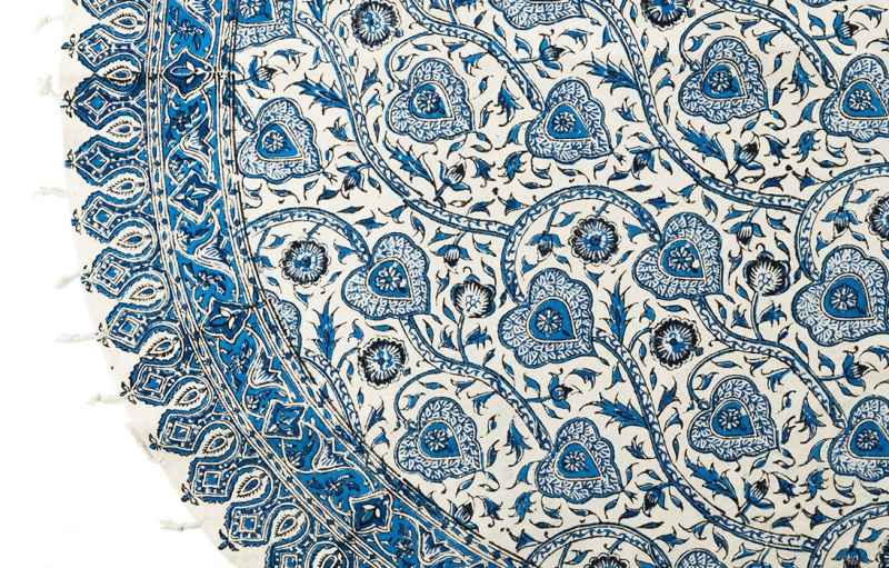 Price and Buy Persian Tablecloth: Isfahan’s Traditional Kalamkari Block Print 03 - Image 3