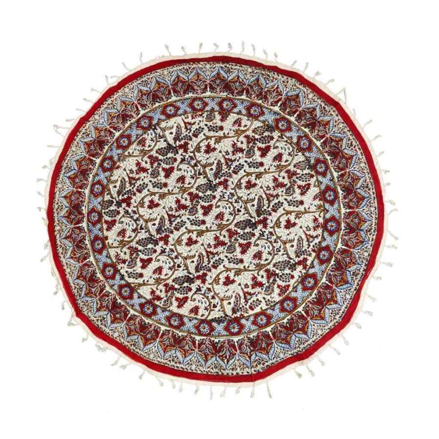 Price and Buy Persian Tablecloth: Isfahan’s Traditional Kalamkari Block Print Atriyan II - Image 3