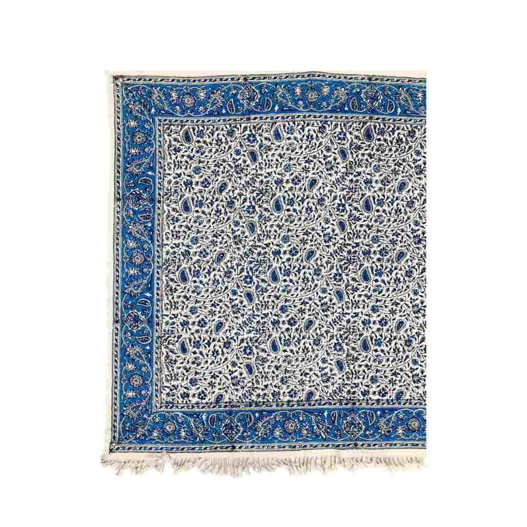 Price and Buy Persian Tablecloth: Isfahan’s Traditional Kalamkari Block Print Floral - Image 3