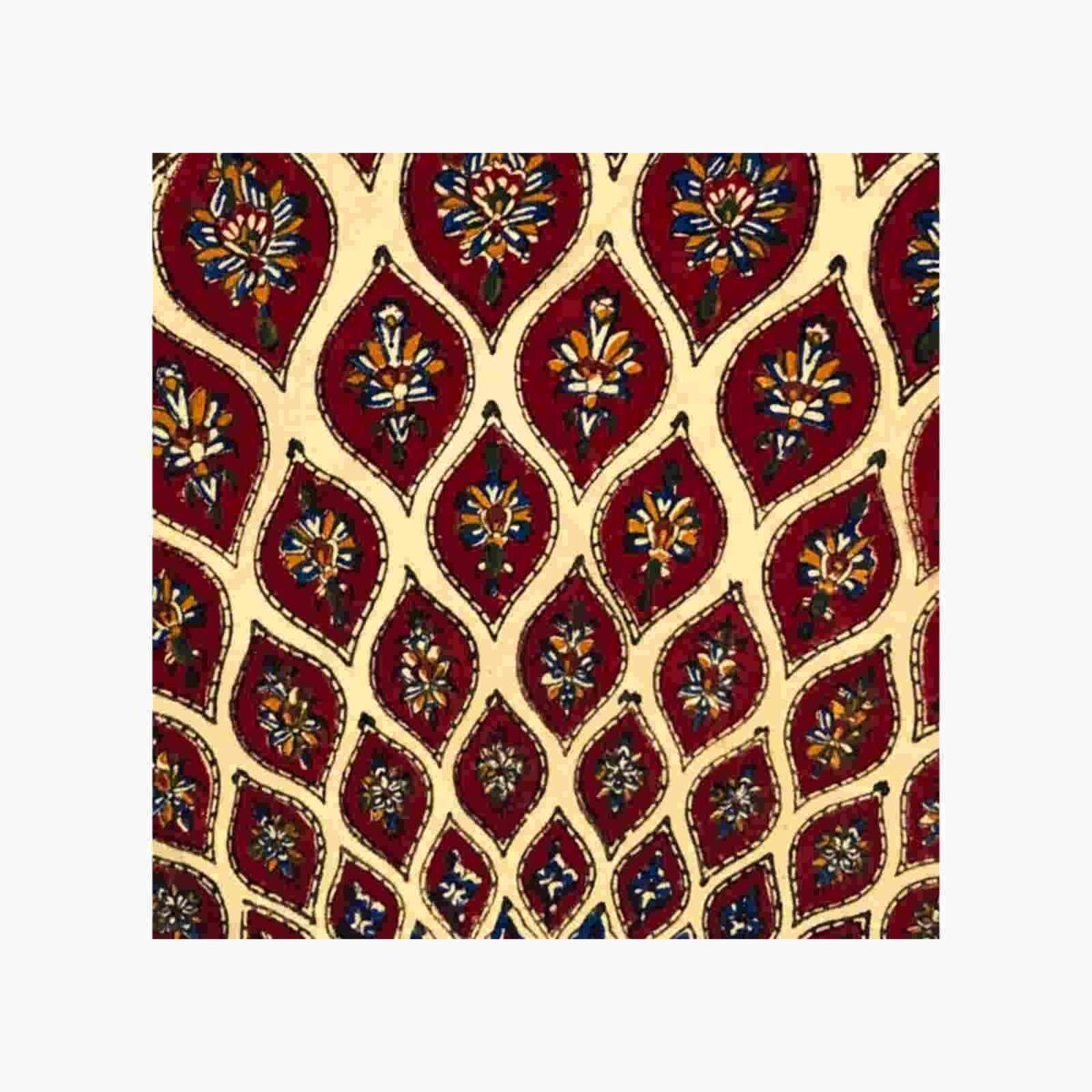 Price and Buy Persian Tablecloth: Isfahan’s Traditional Kalamkari Block Print G272 - Image 3