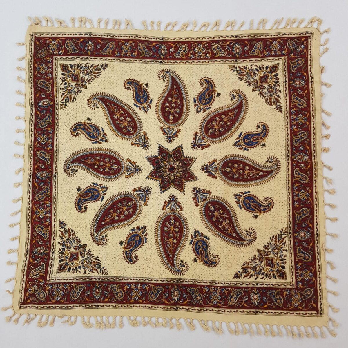 Price and Buy Persian Tablecloth: Isfahan’s Traditional Kalamkari Block Print Manel