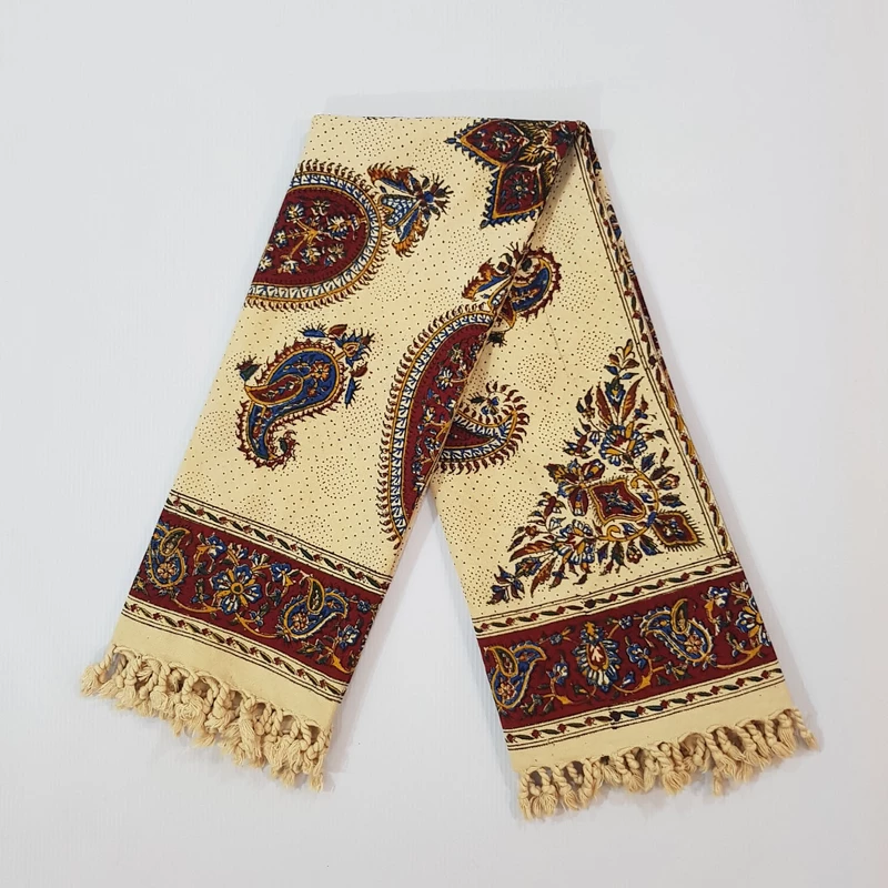 Price and Buy Persian Tablecloth: Isfahan’s Traditional Kalamkari Block Print Manel - Image 3