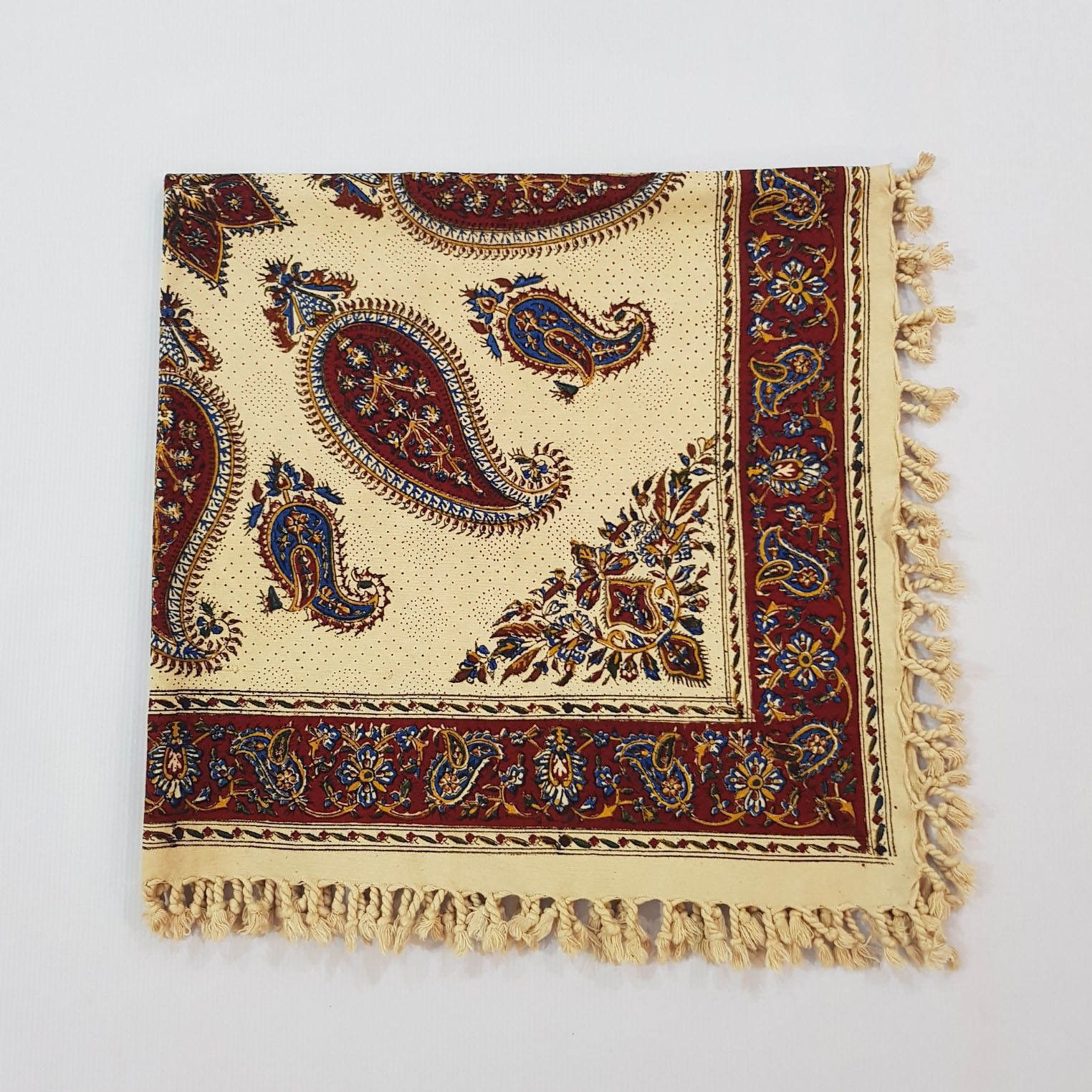 Price and Buy Persian Tablecloth: Isfahan’s Traditional Kalamkari Block Print Manel - Image 4