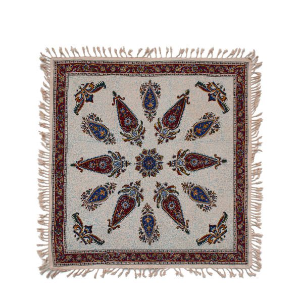 Price and Buy Persian Tablecloth: Isfahan’s Traditional Kalamkari Block Print Shining Sun_68f6ca9840365.jpeg Price and Buy Persian Tablecloth: Isfahan’s Traditional Kalamkari Block Print Shining Sun