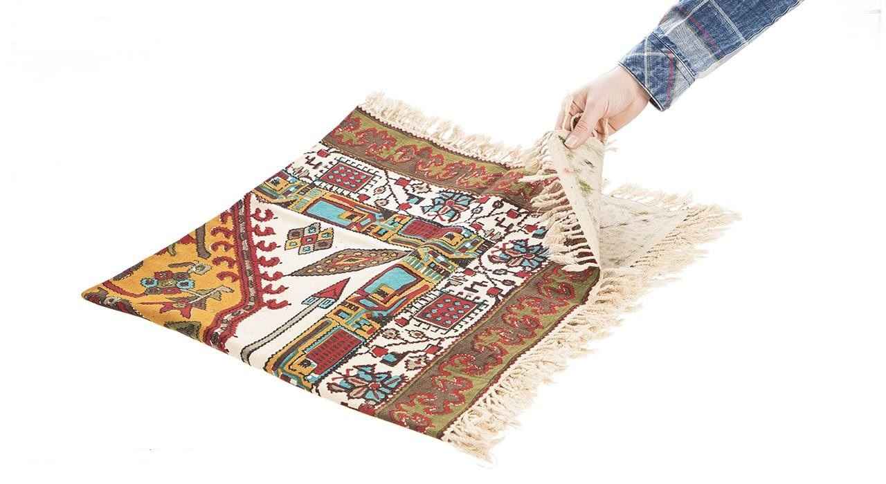 Price and Buy Persian Tablecloth: Isfahan’s Traditional Kalamkari Block Print Symbols - Image 3