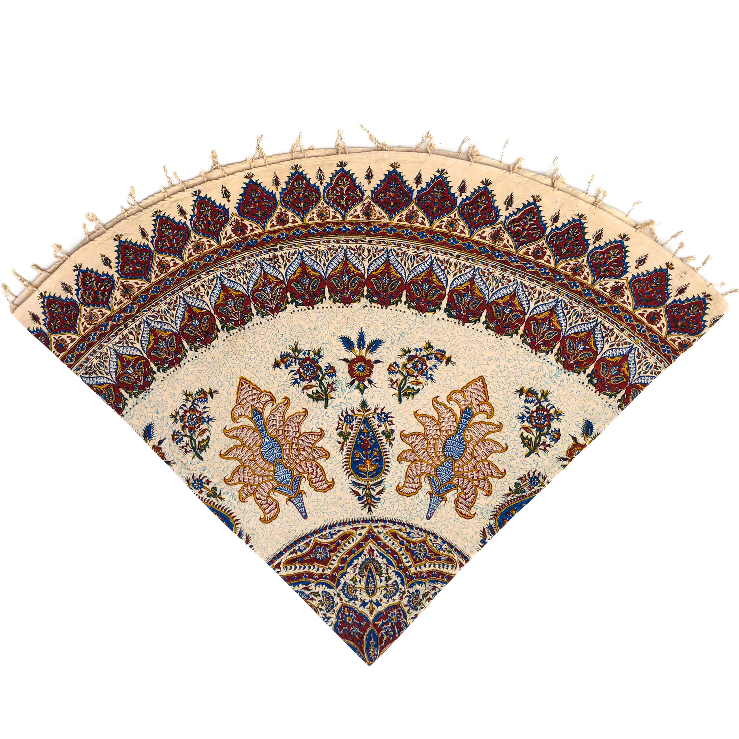 Price and Buy Persian Tablecloth: Isfahan’s Traditional Kalamkari Block Print Taji